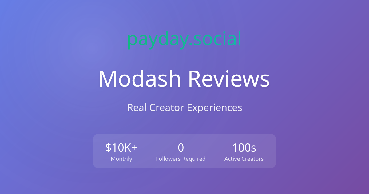 Modash Reviews 2025: Real Creator Experiences & Honest Feedback